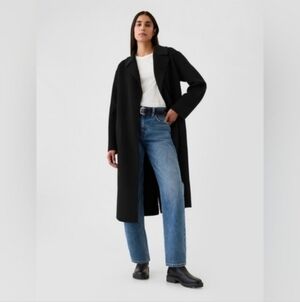 GAP Black Trench Coat